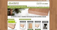 Desktop Screenshot of dougfirflooring.com